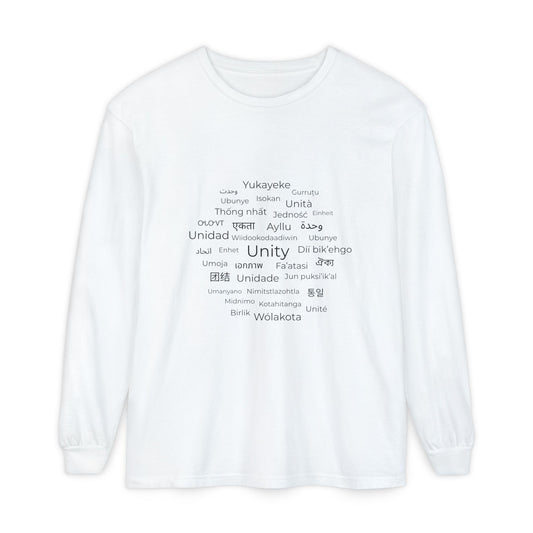 Unity Long Sleeve Shirt – Hope, Peace & Togetherness Statement Tee