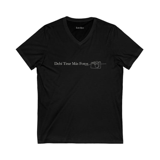Debí Tirar Más Fotos  (V-Neck, White Lettering)