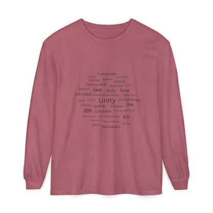 Unity Long Sleeve Shirt – Hope, Peace & Togetherness Statement Tee