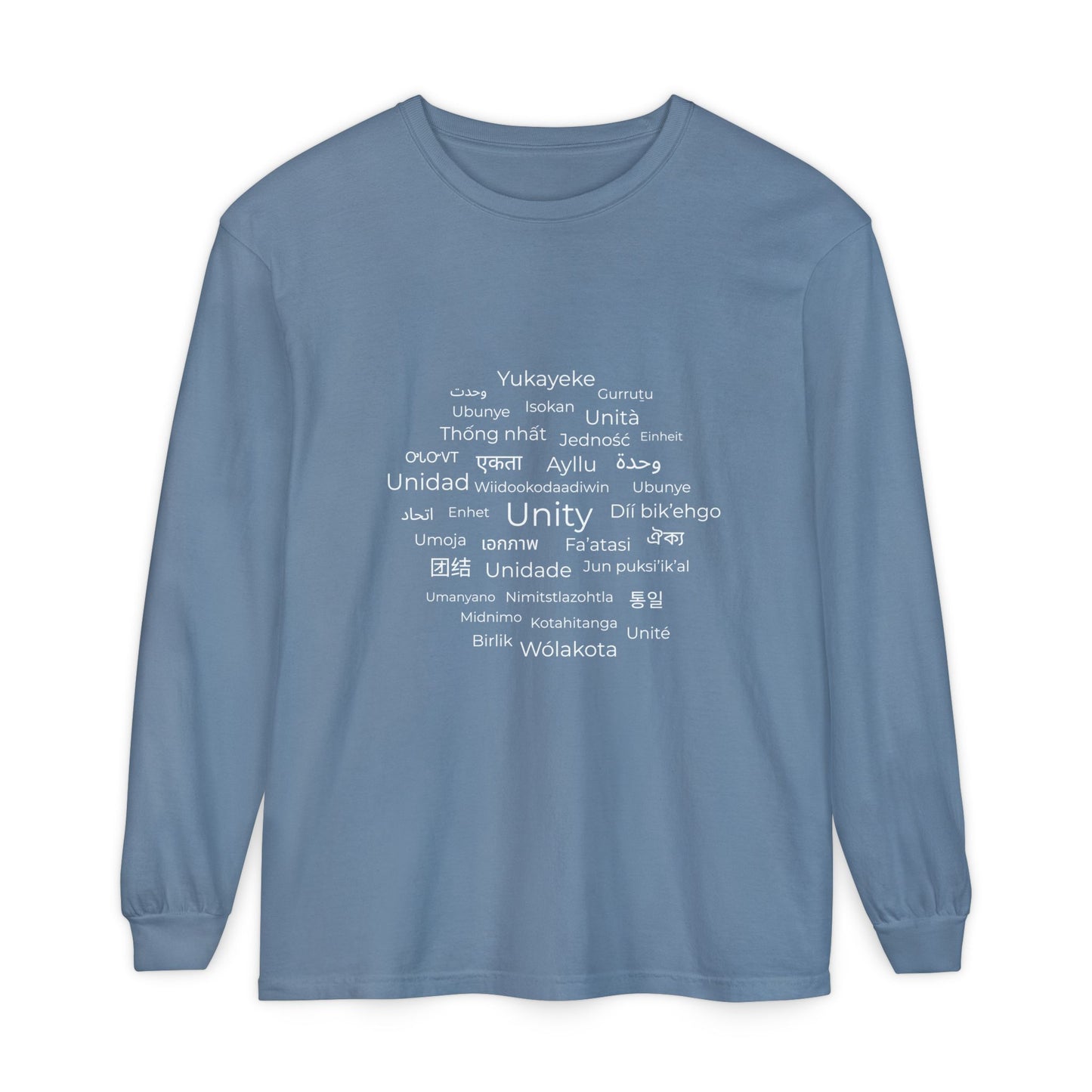 Unity Long Sleeve Shirt – Hope, Peace & Togetherness Statement Tee