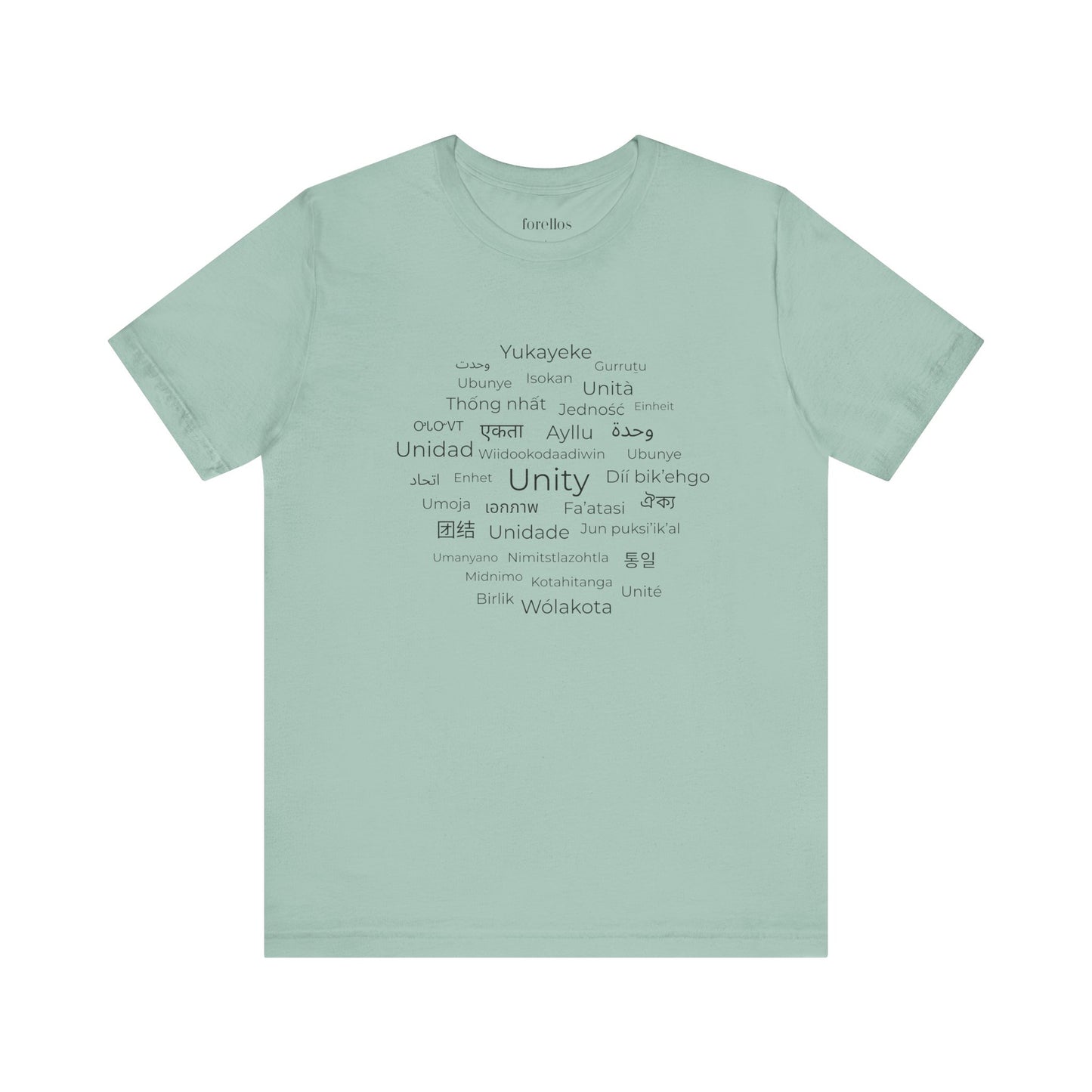 Unity Short Sleeve Shirt – Hope, Peace & Togetherness Statement Tee