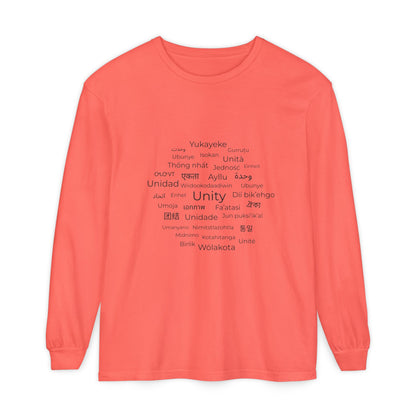 Unity Long Sleeve Shirt – Hope, Peace & Togetherness Statement Tee