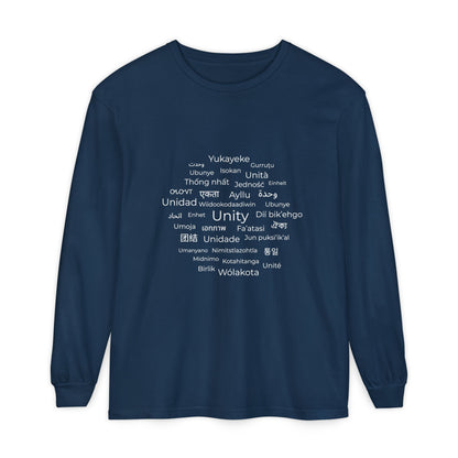 Unity Long Sleeve Shirt – Hope, Peace & Togetherness Statement Tee
