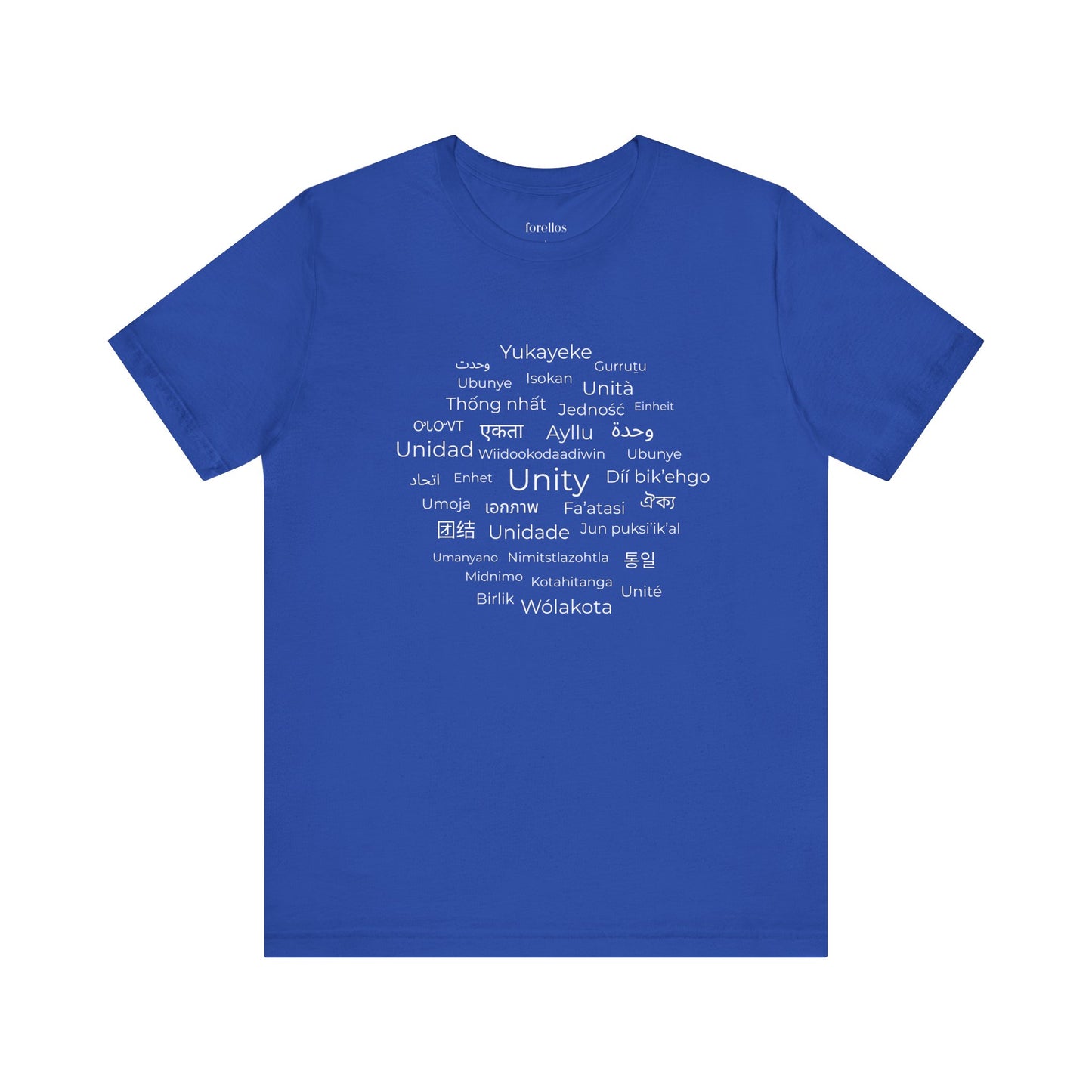 Unity Short Sleeve Shirt – Hope, Peace & Togetherness Statement Tee