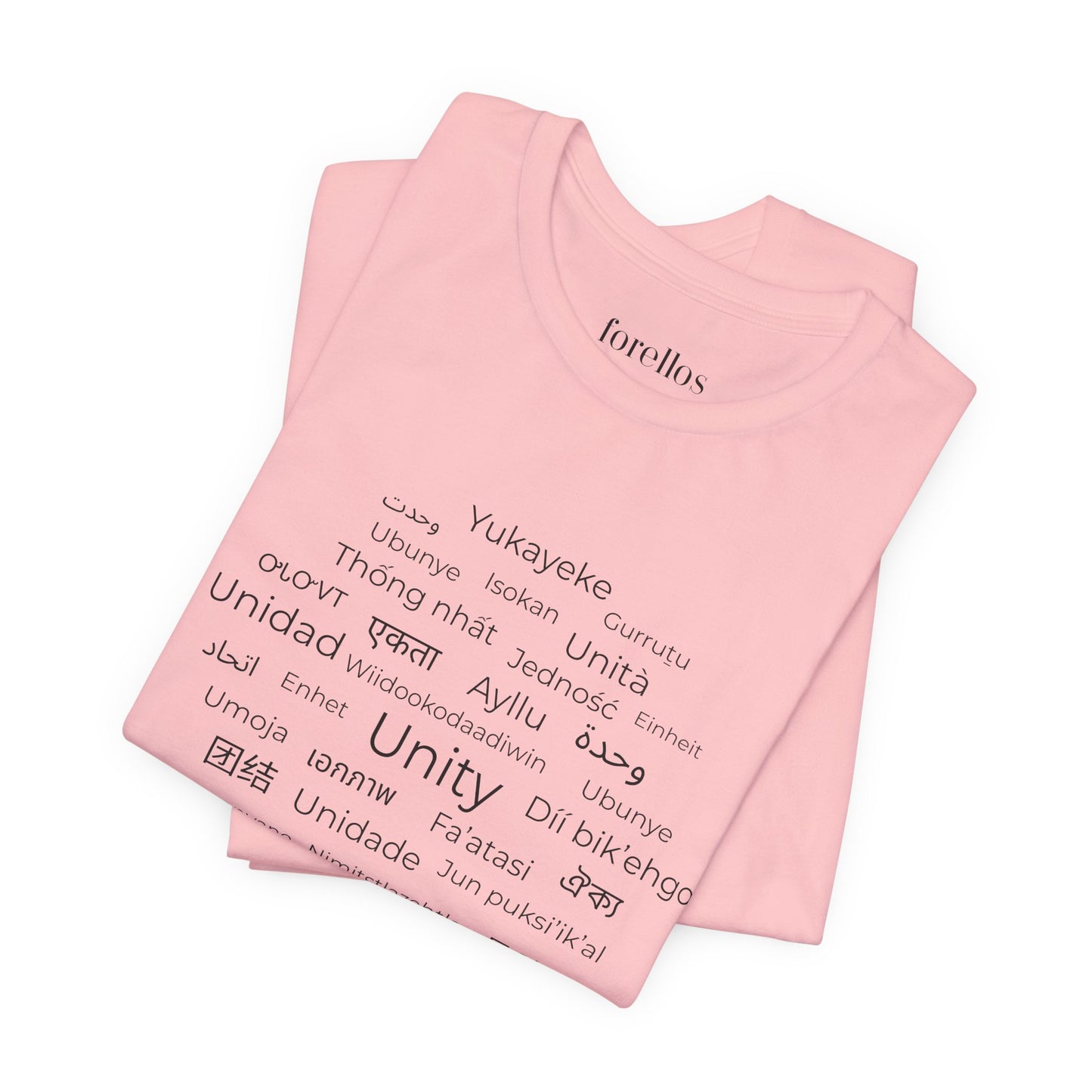 Unity Short Sleeve Shirt – Hope, Peace & Togetherness Statement Tee