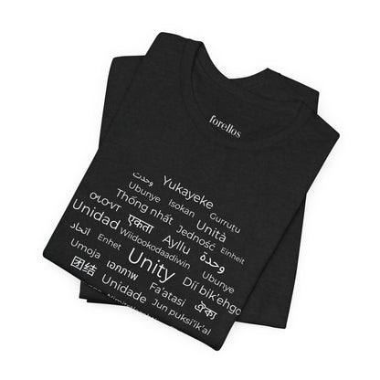 Unity Short Sleeve Shirt – Hope, Peace & Togetherness Statement Tee
