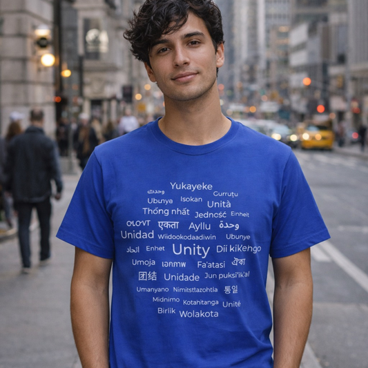 Unity Short Sleeve Shirt – Hope, Peace & Togetherness Statement Tee