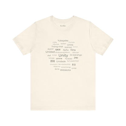 Unity Short Sleeve Shirt – Hope, Peace & Togetherness Statement Tee