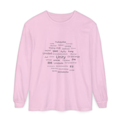 Unity Long Sleeve Shirt – Hope, Peace & Togetherness Statement Tee