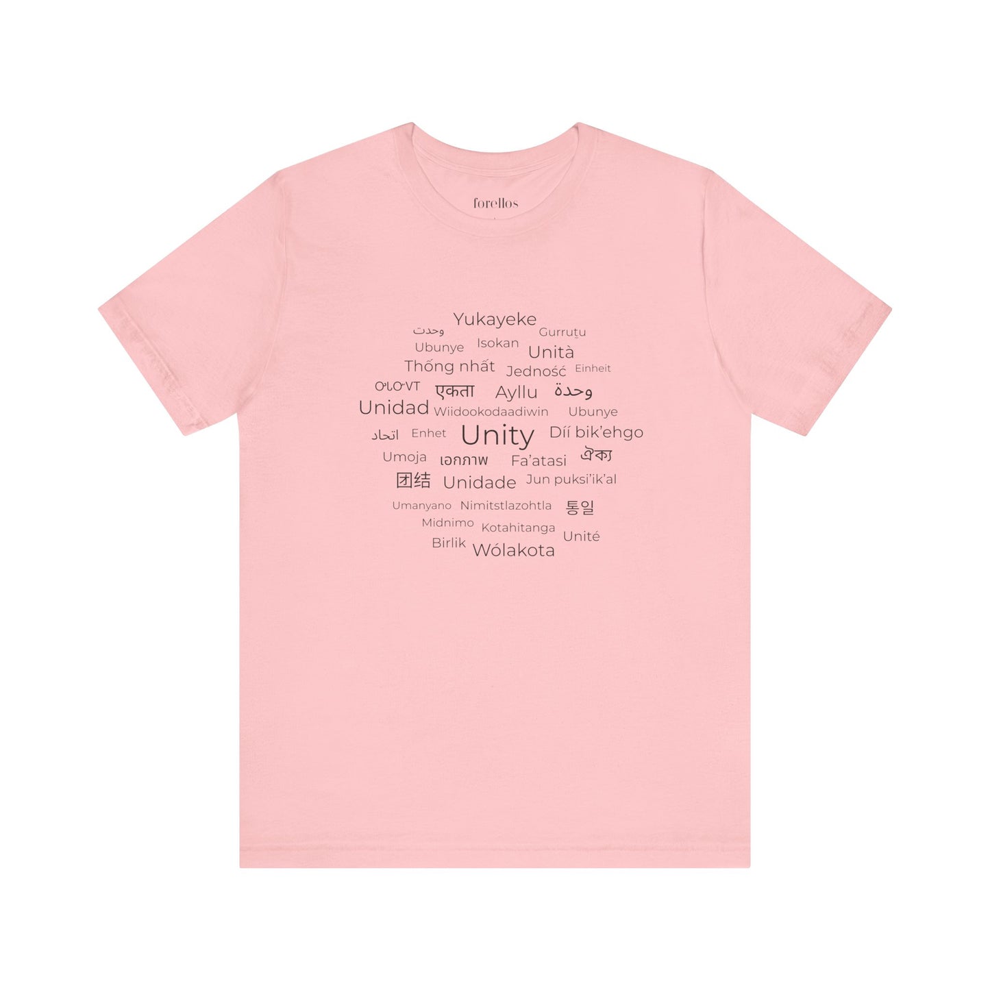 Unity Short Sleeve Shirt – Hope, Peace & Togetherness Statement Tee