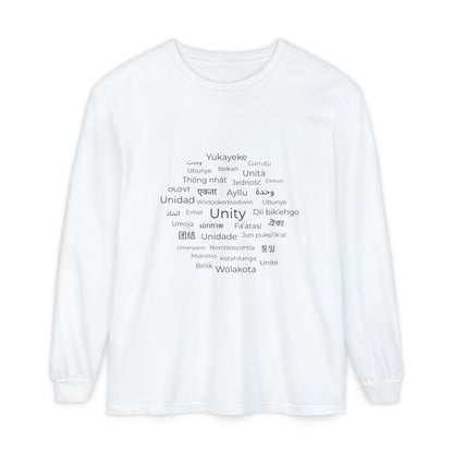 Unity Long Sleeve Shirt – Hope, Peace & Togetherness Statement Tee