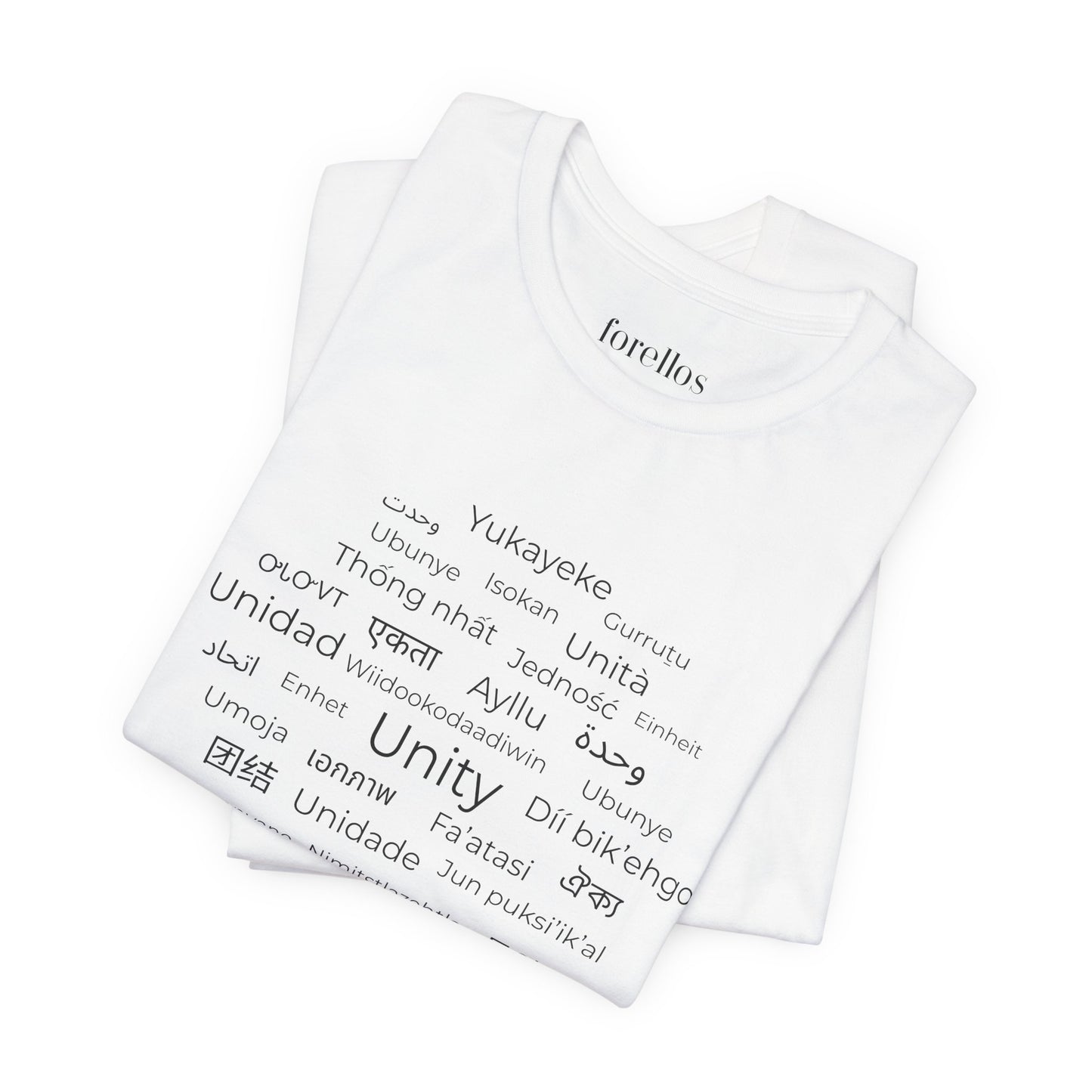 Unity Short Sleeve Shirt – Hope, Peace & Togetherness Statement Tee