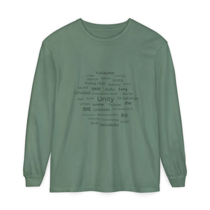 Unity Long Sleeve Shirt – Hope, Peace & Togetherness Statement Tee